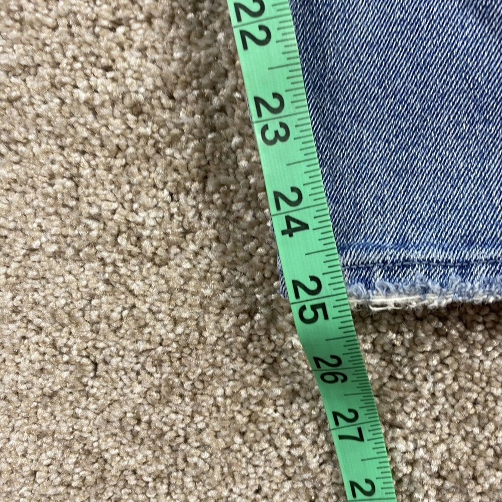 Hollister Womens Mom Jean Curvy High Rise 7 x 25 Distressed Destroyed - Picture 6 of 8